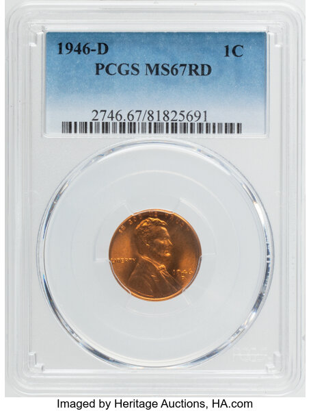1946-D 1c MS RD thumbnail 4