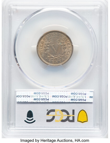 1889 5c MS62 thumbnail 2