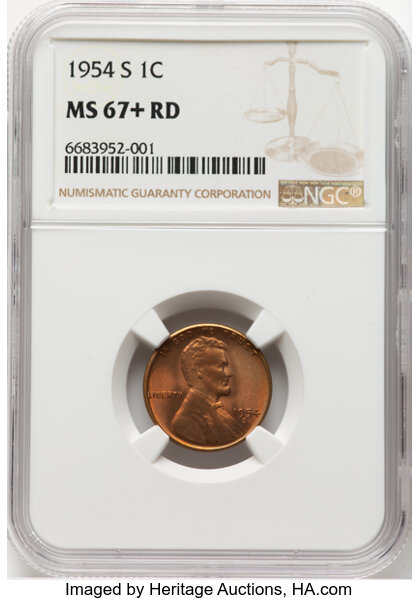 1954-S 1c MS RD thumbnail 6