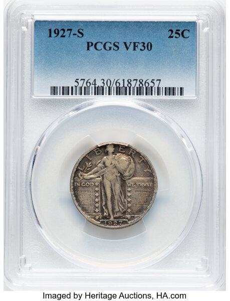 1927-S 25c MS thumbnail 5