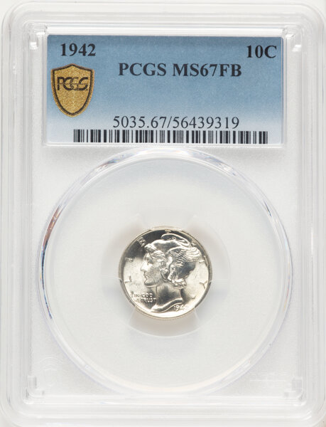1942 10c MS FB MS67 FB thumbnail 6