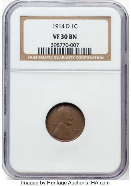1914-D 1c MS BN thumbnail 9