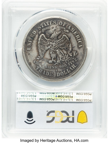 1875-S Trade$ Chopmarked MS thumbnail 17