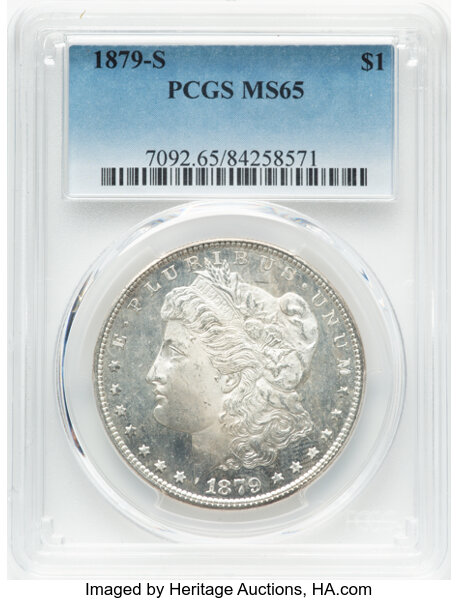 1879-S $1  Doubled Cap Top, Clashed, VAM-151A MS thumbnail 17
