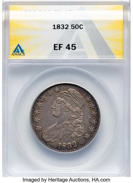 1832 50c Small Letters, O-110 MS thumbnail 3