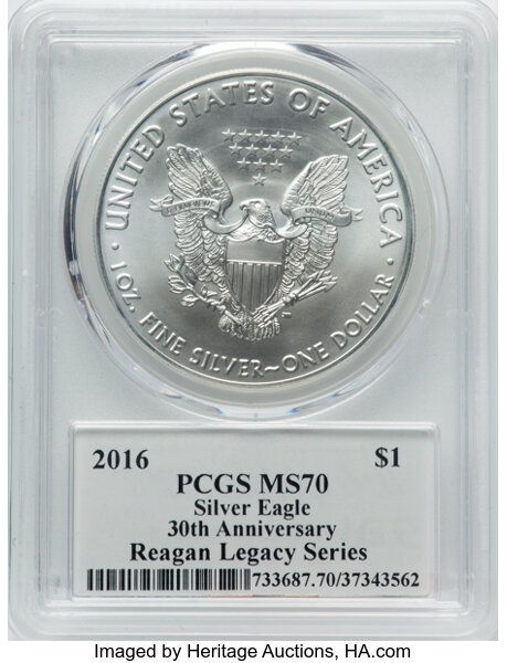 2016 $1  Silver Eagle MS70 thumbnail 10