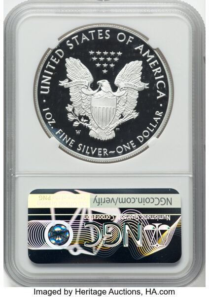 2021-W $1  Silver Eagle, Type 1 PR DCAM PR70 DCAM CAC thumbnail 22
