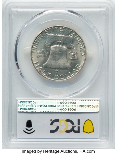 1957-D 50c MS66 thumbnail 2