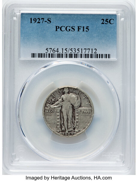 1927-S 25c MS thumbnail 4