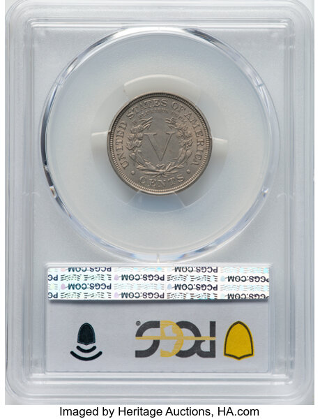 1901 5c MS64 CAC thumbnail 2