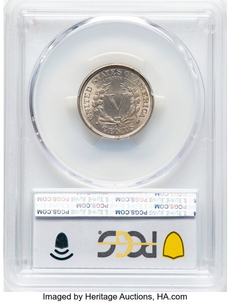 1890 5c MS64 thumbnail 4