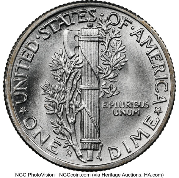 1944-S 10c MS FB MS67 FB thumbnail 6