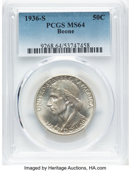 1936-S 50c Boone MS thumbnail 3