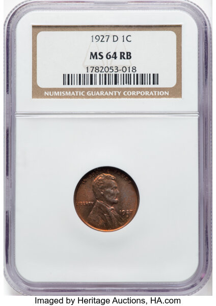 1927-D 1c MS RB thumbnail 3