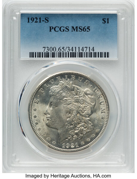1921-S $1  MS thumbnail 7