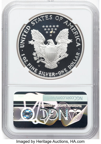 2001-W $1  Silver Eagle PR DCAM PR70 DCAM thumbnail 2