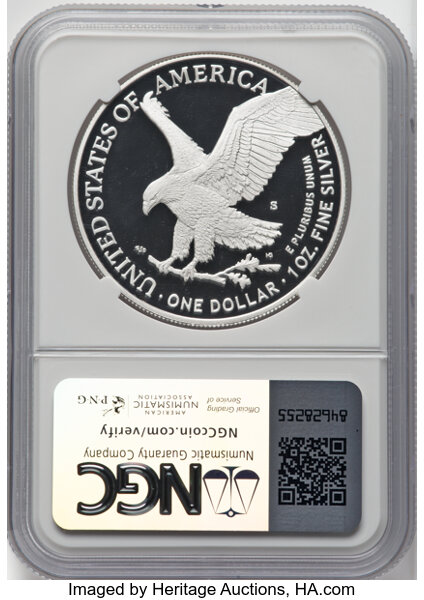 2023-S $1  Silver Eagle PR DCAM thumbnail 14