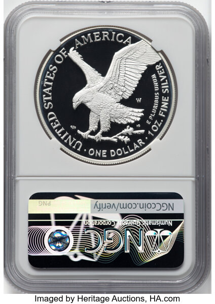 2022-W $1  Silver Eagle PR DCAM PR70 DCAM CAC thumbnail 18