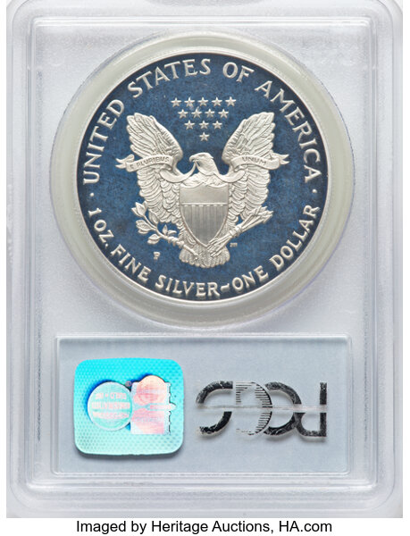 1996-P $1  Silver Eagle PR DCAM PR65 DCAM CAC thumbnail 13