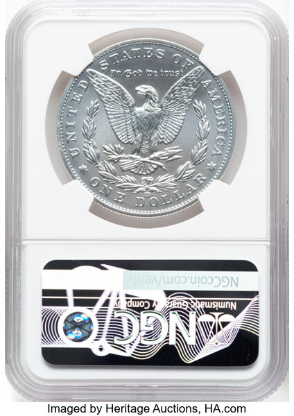 2021-(CC) S$1 Morgan, Privy Mark, 100th Anniversary MS69 thumbnail 4