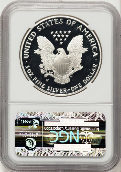 1995-W $1  Silver Eagle PR DCAM PR69 DCAM thumbnail 4