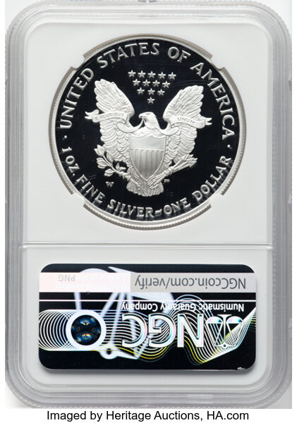 2004-W $1  Silver Eagle PR DCAM OGP thumbnail 2