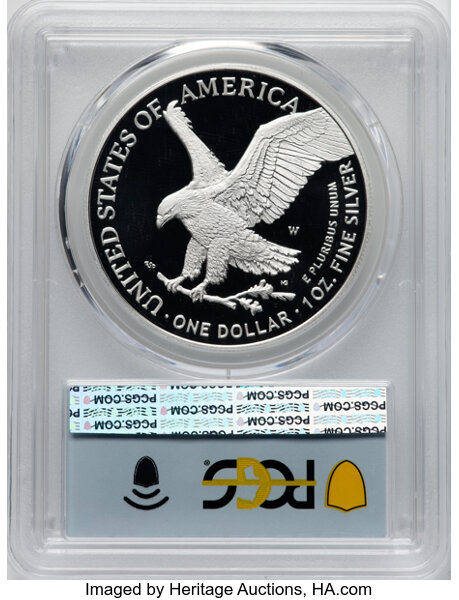 2023-W $1  Silver Eagle PR DCAM PR70 DCAM thumbnail 22
