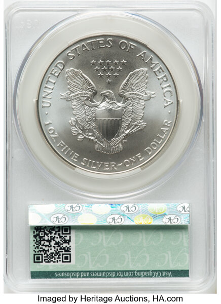 1997 $1  Silver Eagle MS69 thumbnail 4