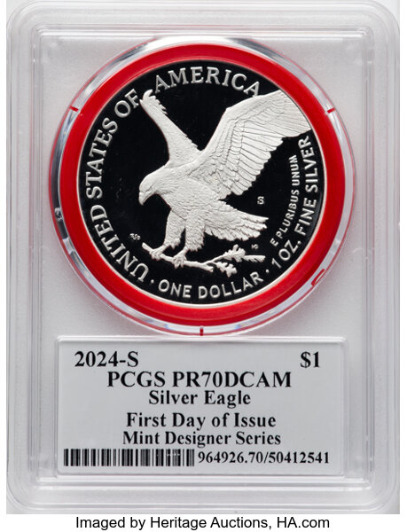 2024-S $1  Silver Eagle PR DCAM thumbnail 9