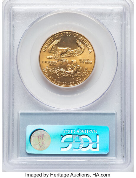 American Gold Eagle (AGE) G$25  1/2 Ounce, 1986- [Type] MS68 thumbnail 4