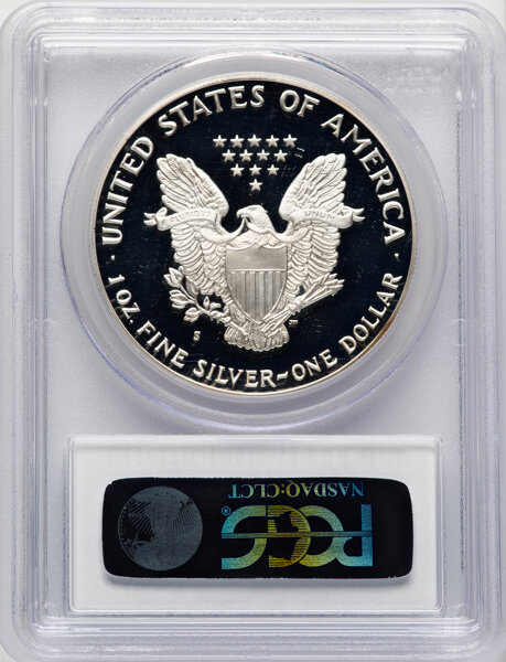 1989-S $1  Silver Eagle PR DCAM PR70 DCAM thumbnail 10