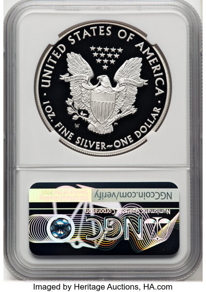 2011-W $1  Silver Eagle, 25th Anniversary PR DCAM PR70 DCAM thumbnail 4