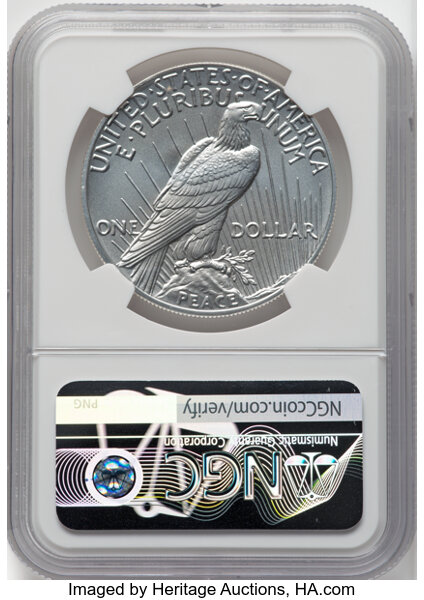 2021 S$1 Peace, 100th Anniversary MS70 thumbnail 22