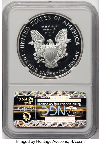 1994-P $1  Silver Eagle PR DCAM PR69 DCAM thumbnail 2