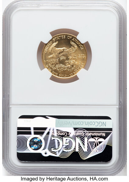 1995 $10  Gold Eagle MS69 thumbnail 10