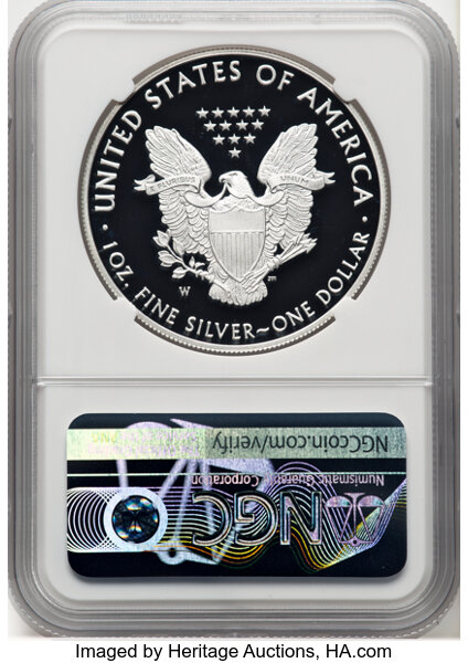2020-W $1  Silver Eagle PR DCAM PR64 DCAM CAC thumbnail 12