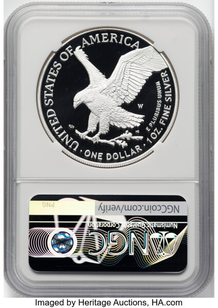 2022-W $1  Silver Eagle PR DCAM PR70 DCAM CAC thumbnail 16
