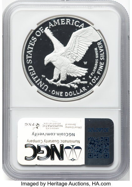 2025-W $1  Silver Eagle PR DCAM PR64 DCAM thumbnail 4