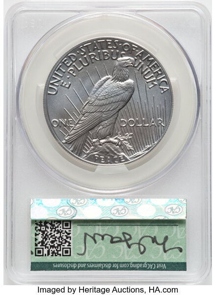 2023 S$1 Peace MS64 thumbnail 25