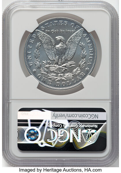 2021 S$1 Morgan, 100th Anniversary MS64 thumbnail 4
