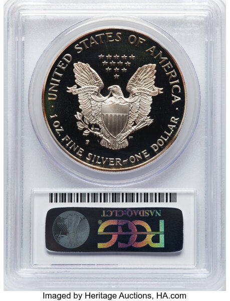 1998-P $1  Silver Eagle PR DCAM OGP thumbnail 2