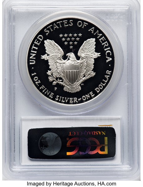 1995-P $1  Silver Eagle PR DCAM OGP thumbnail 2