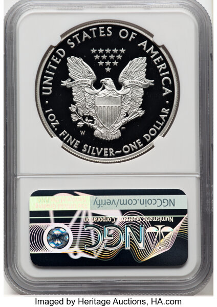 2012-W $1  Silver Eagle PR DCAM PR70 DCAM thumbnail 4