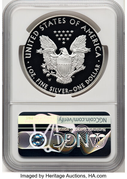 2016-W $1  Silver Eagle, Lettered Edge, 30th Anniversary PR DCAM PR70 DCAM CAC thumbnail 8