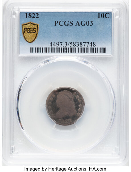1822 10c JR-1 MS thumbnail 5