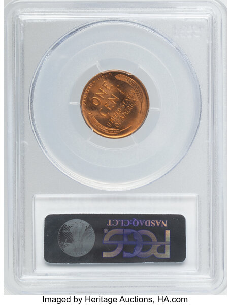 1909 1c Lincoln MS RD MS66 RD CAC thumbnail 6
