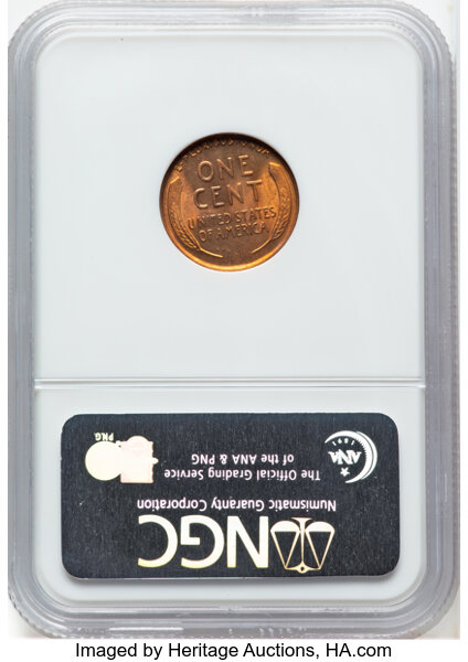 Lincoln Cent 1c Wheat Reverse, 1909-1958 MS RD [Type] OGP thumbnail 12