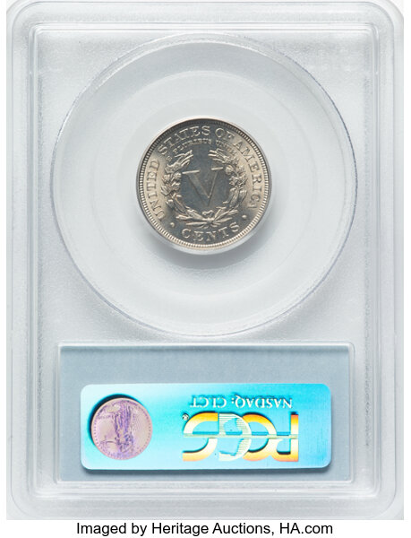 1910 5c MS65 CAC thumbnail 2