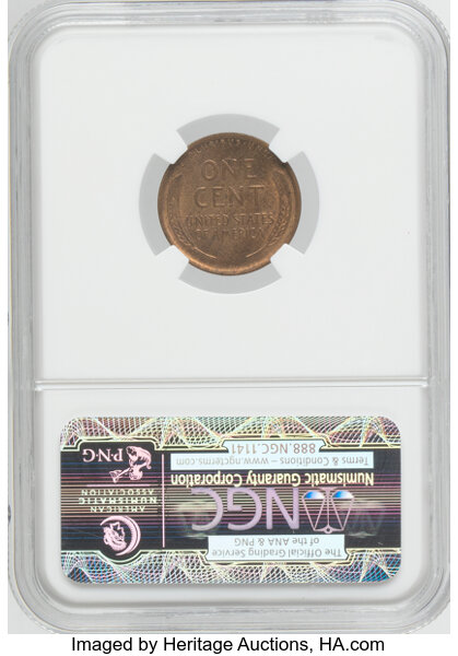 1910-S 1c MS BN MS64 BN thumbnail 2