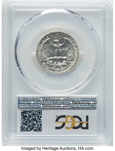 1964-D 25c Doubled Die Reverse, FS-801 MS thumbnail 2